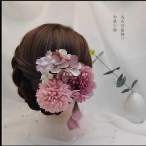 Japanese women's Handmade hair clip Tassel hair accessories Kimono accessories