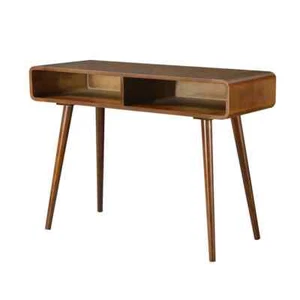 Napa Valley 42 in. Espresso Standard Rectangle Wood Console Table with Storage - Picture 1 of 7
