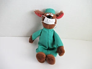 The Muppet Show VETERINARIAN'S HOSPITAL Dr. Rowlf wiith Mask Plush 8 in. Sababa - Picture 1 of 4