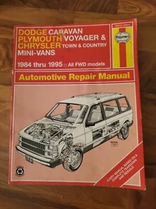 Haynes 30010 Dodge Caravan Plymouth Voyager, Chrysler Town & Country, 1984-1995 - Picture 1 of 11