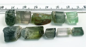 77 Cts Beautiful Mix Color Tourmaline Rough Grade Good Quality Lot from Afghan - Picture 1 of 5