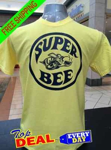 Camiseta Super Bee Vintage Muscle Car Amarilla - Imagen 1 de 3