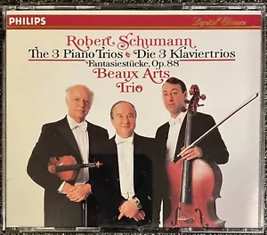 Robert Schumann 3 Piano Trios Fantasiestucke Op. 88 Beaux Arts Trio 2 CD Set - Picture 1 of 2