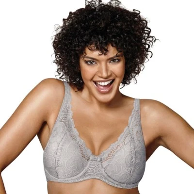 Playtex Bra Love Curves Beautiful Lift Lightly Lined Full Gray 4514 Sz.40,42 - Image 1 of 4