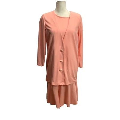 Vestido y chaqueta Blair 2 piezas talla melocotón para mujer sin cordones poliéster EE. UU. De colección Foto 1 de 4