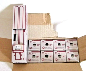 GE 18W Compact Fluorescent Light Bulb Lamp 18 Watts 2 Pin CFL F18DBXT4/SPX27 10P - Picture 1 of 4