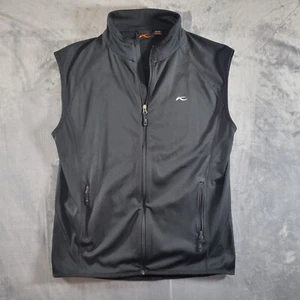 KJUS Radiator Vest Mens XXL 56 Black Sleeveless Stretch Full Zip Jacket - Picture 1 of 7