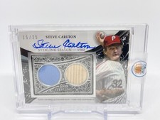2023 Topps Sterling STEVE CARLTON  AUTO 2-PATCH 15/25 Phillies (579)