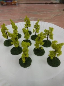 10 alberi da ombra modello paesaggistico basati Flex wargaming paesaggio terreno 2" - Foto 1 di 4