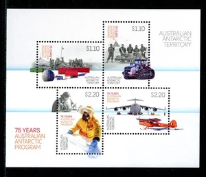 Australian Antarctic Ter Scott #L253a MNH S/S 75th ANN CV$9+ 472993 - Picture 1 of 1