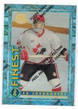 1994-95 FINEST REFRACTOR ROOKIE RC ED JOVANOVSKI #149 SWEET! PANTHERS