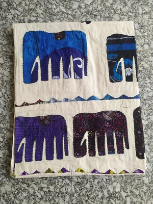 Beautiful Indian Kantha Bedspread Indian Handmade Quilt Throw Cotton Blanket - Image 1 of 3