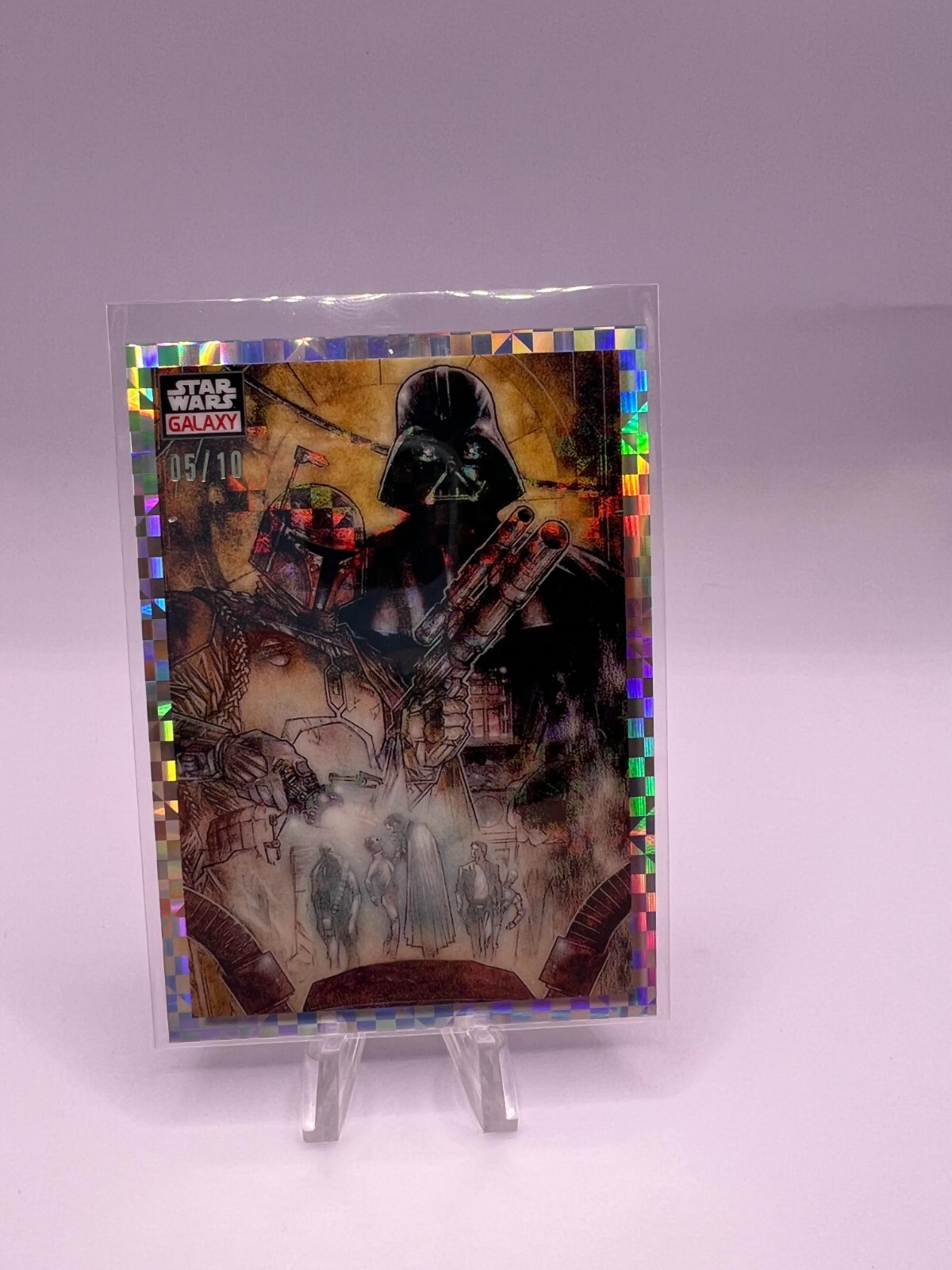 2023 Topps Star Wars Galaxy Chrome X-Fractor Diabolic Duo 05/10