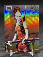 2021 Star Wars Galaxy Chrome REFRACTOR Card #19 AURRA SING ON TATTOOINE