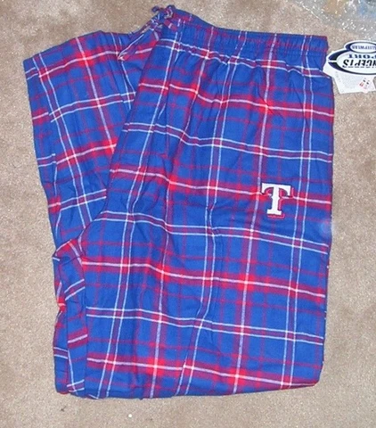 NEW MLB Texas Rangers Baseball Loungewear Pajamas Pants Men 4XL XXXXL NWT Cover