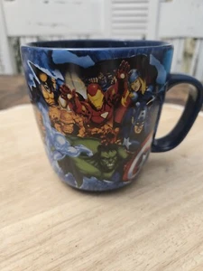 Taza de café estilo cómic Marvel Disney Store 2011 Superhéroes Cosa Silver Surfer - Imagen 1 de 6