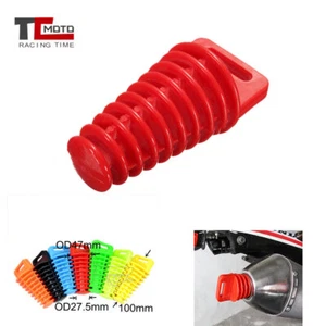 Universal Motorcycle ATV 4 Stroke Muffler Tail Pipe Exhaust Silencer Wash Plug - Picture 1 of 3
