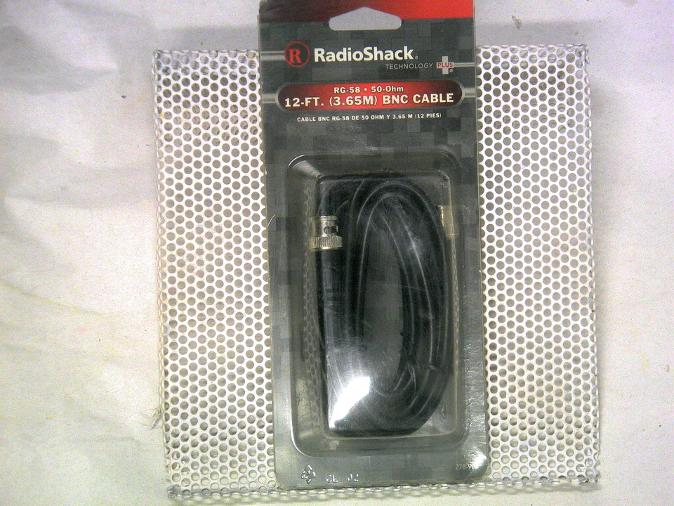 Radio Shack 278-965 Rg-58 50-ohm BNC Coaxial Cable - Image 1 of 2