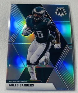 MILES SANDERS Mosaic Football 2020 Silver Prizm. Eagles #162 - Picture 1 of 2