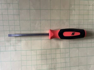Snap On Mini-Schraubendreher flach SGD306B hellorange neu 3/16" Premium-Werkzeug - Bild 1 von 9
