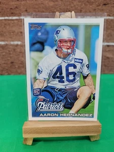 2010 Topps New England Patriots Aaron Hernandez Rookie RC # 96 - Bild 1 von 2