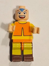 Lego Aang Minifigure ava001 Avatar the Last Airbender 3828 3829 Air Temple