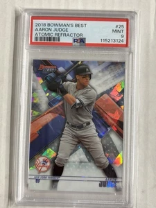 2018 Bowmans Best Aaron Judge Atomic Refractor 25 PSA 9 Yankees - Bild 1 von 1
