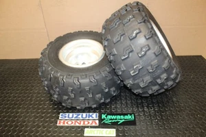 HONDA SUZUKI TRX LTZ REAR ALUMINUM RIMS 4X110 TIRES 20x10x9 🔥FAST SHIP🔥 *A39* - Picture 1 of 9