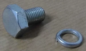 Triumph Tiger Cub F929 Exhaust Pipe Bracket Bolt and Washer - Picture 1 of 5