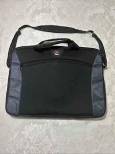 Swiss Gear The Sherpa Slimcase Borsa Messenger per Laptop Nero Neoprene, 13 X 17 - Foto 1 di 9