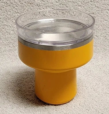 Vaso Reducir Saltini Margarita AMARILLO 12 oz taza aislante con tapa para sorber 360° usado en excelente estado Foto 1 de 4
