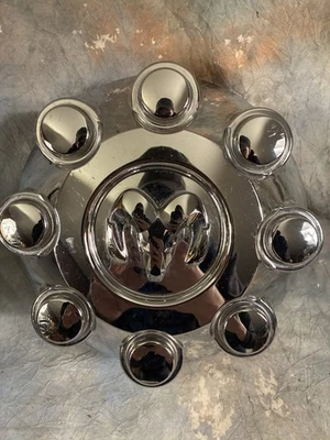 (1) Dodge ram 2500 3500 2003-2013 tapa central cromada OEM PN: 52121450AD Foto 1 de 4