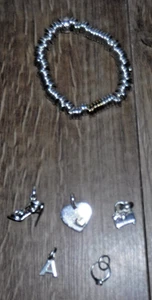 Wunderschönes Links of London Sweetie Armband + 5 Charms ~ Original - Bild 1 von 12