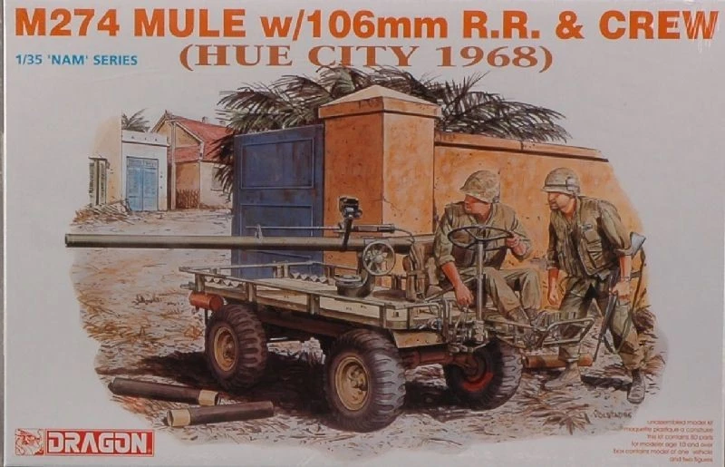 Dragon D3315 M 274 MULE W/RIFLE CREW KIT 1:35 Modellino - Immagine 1 di 1