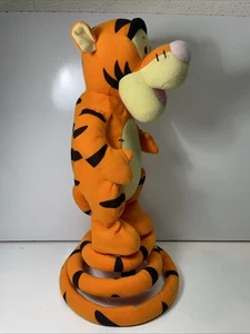 Disney Bounces nur 14 Zoll Tigger Plüsch Frühlingsschwanz (siehe Video) - Bild 1 von 12