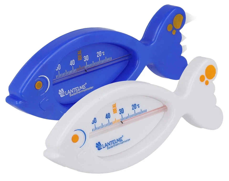 2er Set Badethermometer Baby Kinder Badewanne Badewasser Temperaturmesser Fisch - Bild 1 von 4