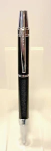 Vintage Cross Satin Black Nile Ballpoint Pen with Chrome Trim #AT0382-7 - Picture 1 of 6