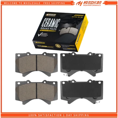 Pastillas de freno delanteras de cerámica para Toyota Tundra Sequoia Land Cruiser LX570 2008-2021 Foto 1 de 2