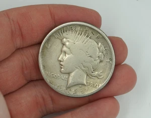 1921 Peace Dollar High Relief VG Condition - Picture 1 of 3