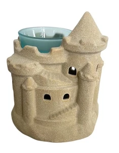 Scentsy SandCastle Wachswärmer Rentner Sonne Sommer blau Strand Ozean kabelgebunden - Bild 1 von 5