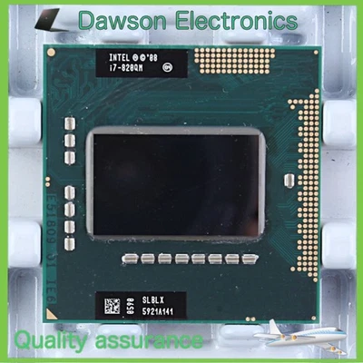 Intel Core i7 i7-820QM SLBLX CPU 1MB Processor 1.73GHz Socket G1 BY80607002904AK - Image 1 of 2