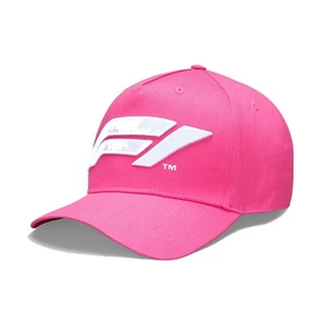 F1 Formula Uno Motorsport Racing Cappello da Baseball Logo Cappello Rosa Essenziale - Foto 1 di 3