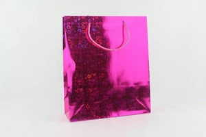 Glänzende Papier Geschenktüte groß 32x26cm - Geschenkträger für Partys & Feiern - Bild 1 von 13