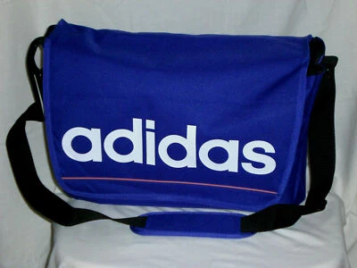 ADIDAS Umhängetasche Airliner Bag PC Schule D88459 28X45X15 Farbe Blapur Neu - Bild 1 von 4