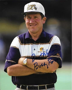 BOBBY ROSS SIGNED GEORGIA TECH YELLOW JACKETS HEAD COACH 8" x 10" PHOTO W/ COA - Picture 1 of 1