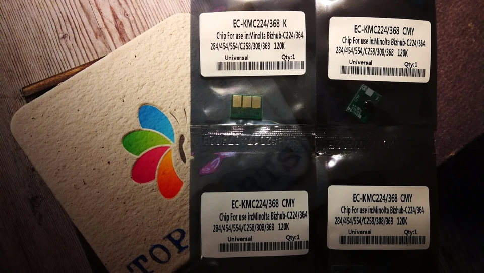 5 Trommel Reset Chip Bizhub C224C364C284C454C554C258C368c287c367c227c250ic360ic450i - Bild 1 von 1