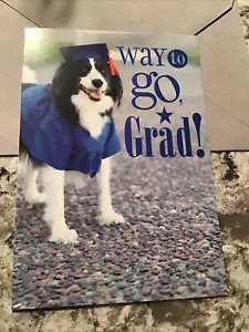 Graduation “ Congratulations “ Way To Go, Grad ! “ 5”x7” Hallmark Greeting Card - Picture 1 of 6