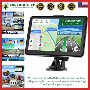 7-Inch Touchscreen Truck GPS with Free Lifetime Maps & Speed Alerts - 2024 Model - Picture 1 of 11