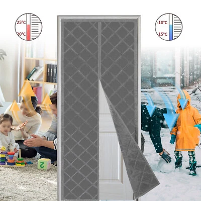 Cortina de puerta con aislamiento térmico magnético cortina de puerta aislada impermeable PVC Foto 1 de 4