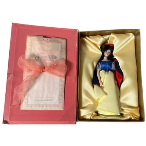 1998 Knickerbocker Disney Bücherregal Porzellan Schneewittchen Puppe Limited Edition - Bild 1 von 7